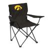 NCAA Iowa Hawkeyes Quad Chair, Adult, Black view 1