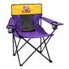 Logo Brands NCAA LSU Tigers Elite Portable Chair - Premium Outdoor Chair with Cup Holder, Powder-Coated Steel Frame, Lightweight and Portable for Tailgating,and Sporting Events view 1