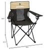 Logo Brands NCAA Vanderbilt Commodores Elite Portable Chair - Premium Outdoor Chair with Cup Holder, Powder-Coated Steel Frame, Lightweight and Portable for Tailgating,and Sporting Events view 2