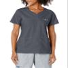 WonderWink Women's Wonderflex Patience Scrub Top, Charcoal, Small view 3