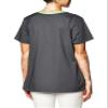 WonderWink Women's Wonderflex Patience Scrub Top, Charcoal, Small view 4