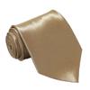 Soophen NEW Mens Necktie SOLID Satin Neck Tie Champagne view 1