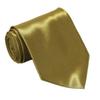 Soophen NEW Mens Necktie SOLID Satin Neck Tie Gold view 1