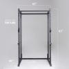 REP Fitness PR-1100 Power Rack Home Gym System, Compact Squat Cage with Multi-Grip Pull Up Bar, Adjustable, Rack Only view 2