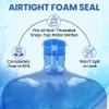 [500 Pack] USA Made 3 & 5 Gallon Water Bottle Caps - Spill Proof 5 Gallon Water Jug Cap fits 2, 3, 5, 6 Gallon Water Jugs - 5 Gallon Water Jug Lid view 2