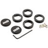 ODI Lock Jaw Clamps (Includes Snap Caps) - White - Rubber - Bicycle, MTB, ATV - Bicycle Accessory - Handlebar Grips view 2