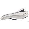 Funn Launch II Mountain Bike Saddle with Light CrMo Rails, Comfortable and Durable Bicycle Seat, Tough PVC Covered Bicycle Saddle for MTB, BMX and Road Bike (White) view 1