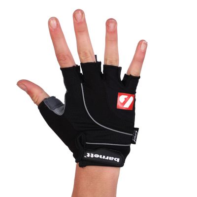 Barnett BG-04 Fingerless Bike Gloves for competitions (XS, Black)