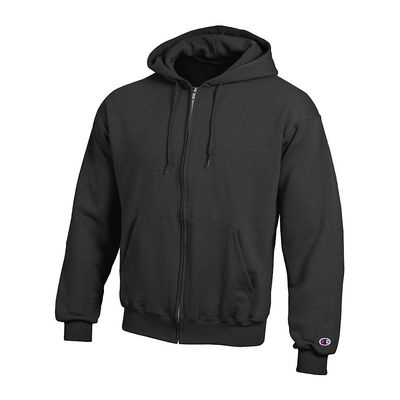 Champion Double Dry Action Fleece Full Zip Hood,Black,M