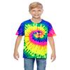 Colortone Pigment Tie Dye 100% Cotton T-Shirt for Kids 2-4, X-Small, Neon Rainbow view 2