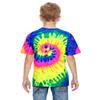 Colortone Pigment Tie Dye 100% Cotton T-Shirt for Kids 2-4, X-Small, Neon Rainbow view 3