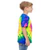 Colortone Pigment Tie Dye 100% Cotton T-Shirt for Kids 2-4, X-Small, Neon Rainbow view 4