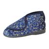 Zedzzz Womens/Ladies Geraldine Touch Fastening Floral Bootee Slippers (6 US) (Wine) view 2