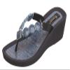 Grandco 27360D Women's New Denim 9 Wedge Thong view 1
