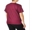 Wink WonderWORK Scrubs for Women, V-Neck Scrub Top - Wine, L view 3
