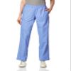 WINK WonderWORK Women's Pull-On Cargo Scrub Pant, Ceil Blue, S view 1