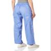 WINK WonderWORK Women's Pull-On Cargo Scrub Pant, Ceil Blue, S view 3