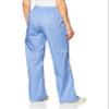 WonderWink Women's Wonderwork Flare Leg Scrub Pant, Ceil Blue, X-Small/Petite view 3