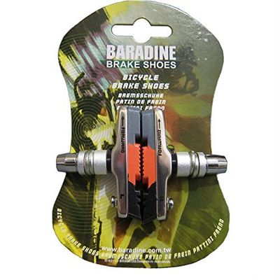 Baradine Aluminum Bike Brake Shoes Brake Pads 470cv Sliver V-Brake on Small Wheel