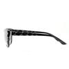 NYFASHION101 Women's Sculpted Temple Vintage Design Cat Eye Frame Sunglasses, Brown view 3