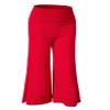WB876 Womens Knit Culottes Pants XXL RED view 3