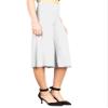 WB876 Womens Knit Culottes Pants XXXL WHITE view 2