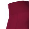 WB876 Womens Knit Culottes Pants XL WINE view 4