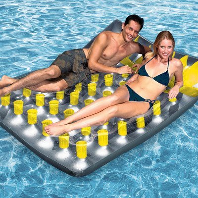 Double French Pocket Pool Mat Color: Yellow