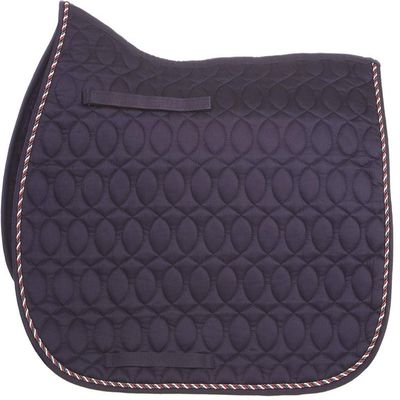 HySpeed Deluxe Saddle Pad with Cord Bindingnavy/Pinkcob/Full