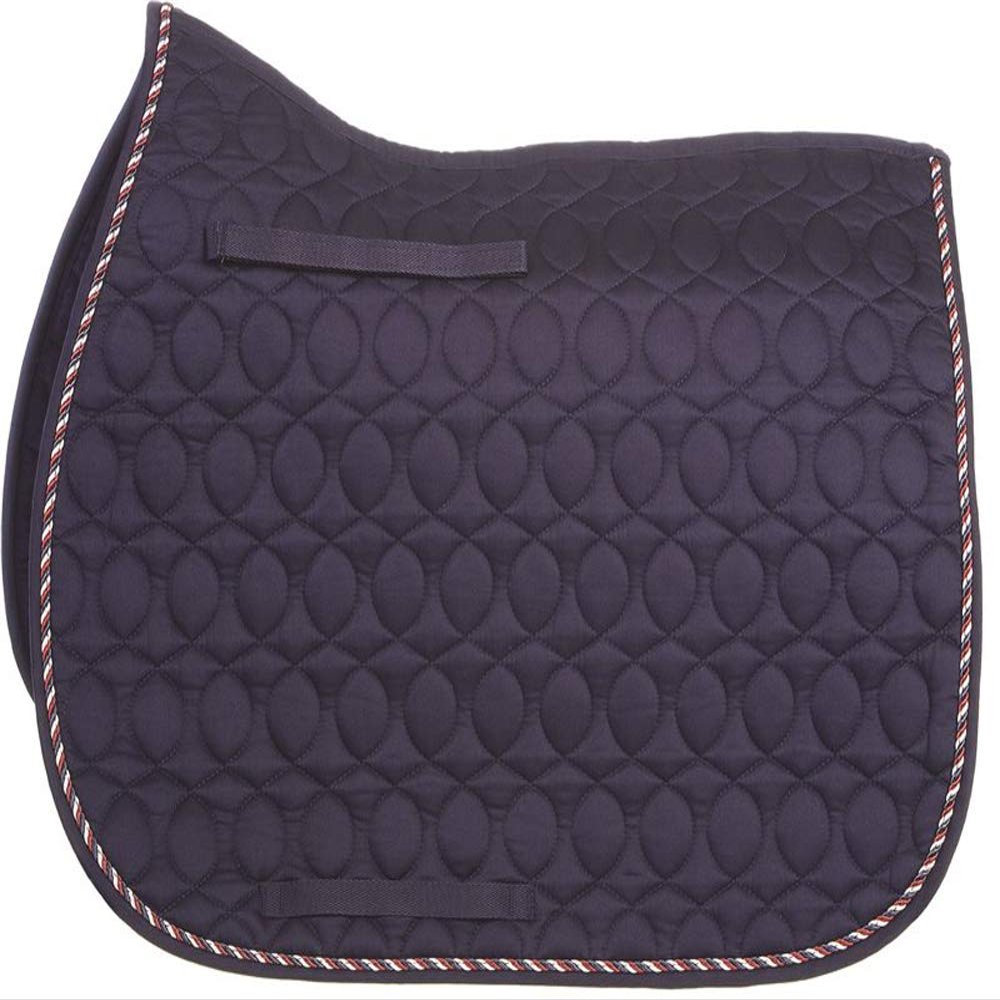 HySpeed Deluxe Saddle Pad with Cord Bindingnavy/Pinkcob/Full