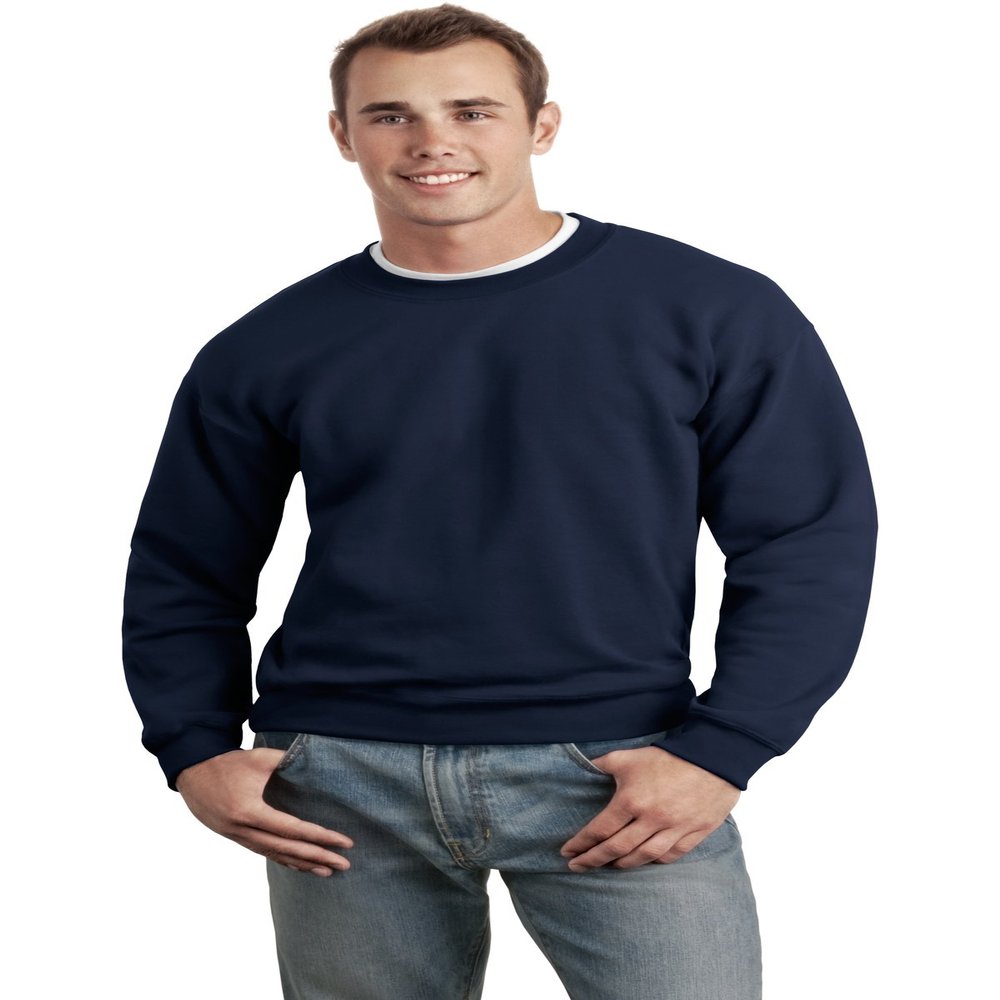 5.6 oz. 50/50 Long-Sleeve T-Shirt (G840) Navy, M