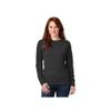 Anvil Ladies French Terry Crewneck Sweatshirt Heather Dark Grey X-Large view 1
