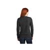Anvil Ladies French Terry Crewneck Sweatshirt Heather Dark Grey X-Large view 2