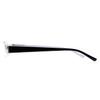 NYFASHION101 Solid Color Arms Splash Design Rectangular Frame Reading Glasses, Purple, 1.0 view 3
