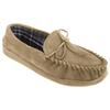 Sleepers Mens Adie Real Suede Moccasin Slippers (12 US) (Navy Blue) view 4