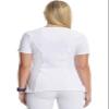 Cherokee Infinity Scrubs for Women Round Neck Scrub Top with 3 Pockets & 360 Stretch 2624A, XL, White view 2