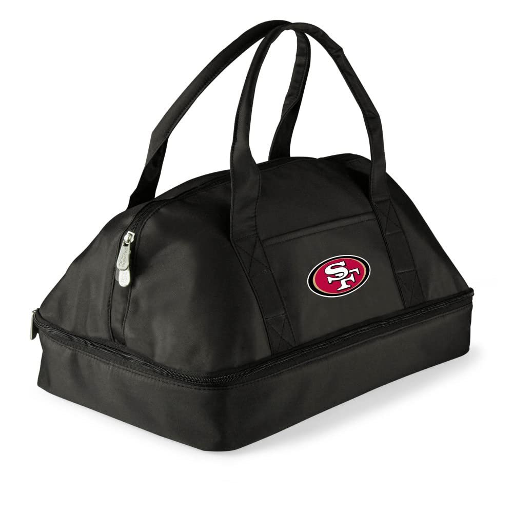 NFL San Francisco 49ers Potluck Digital Print Tote, One Size, Black