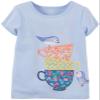 Carter's Baby Girls' Graphic Tee (Baby) - Teacups - 3 Months view 1