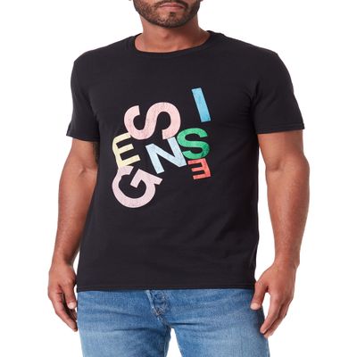 Genesis Mens Tee: Scatter - Black - Small