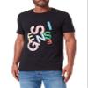 Genesis Mens Tee: Scatter - Black - Small view 1
