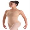 Motionwear Underwear Convertible Clear Strap Leotard, Nude, Small Adult view 1