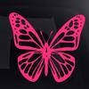 Pink Butterfly Vinyl Car Decal / Sticker 5.75 view 1