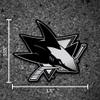 Rico Industries NHL San Jose Sharks Chrome Finished Auto Emblem 3D Sticker view 4