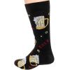 Fine Fit Mens Printed Cotton Casual Socks (TGIF, Size 10-13) view 2