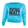 ALLNTRENDS Women's Long Sleeve Shirt Dating Matt Espinosa (L, Aqua) view 1