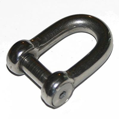 Nautos Forged Straight Stainless Steel Shackle with Allen Screw. (8MM - 5/16")