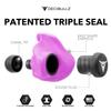 Decibullz - Custom Molded Earplugs, 31dB Highest NRR, Comfortable Hearing Protection for Shooting, Travel, Swimming, Work and Concerts (Pink) view 3