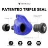 Decibullz - Custom Molded Earplugs, 31dB Highest NRR, Comfortable Hearing Protection for Shooting, Travel, Swimming, Work and Concerts (Blue) view 3