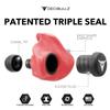 Decibullz - Custom Molded Earplugs, 31dB Highest NRR, Comfortable Hearing Protection for Shooting, Travel, Swimming, Work and Concerts (Red) view 3
