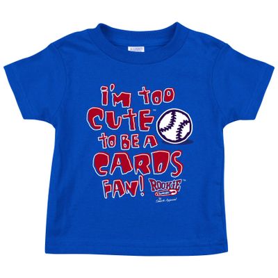 Chicago Baseball Fans. Too Cute (Anti-Cards) Royal Toddler Tee (2T-7T) (Toddler Tee, 4T)
